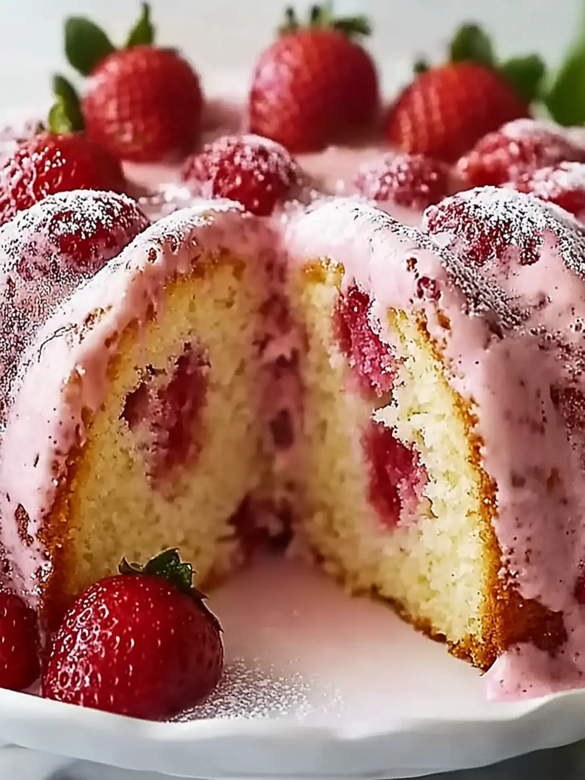 Irresistible Strawberry Milkshake Pound Cake for Sweet Nostalgia 2 Strawberry Milkshake Pound Cake