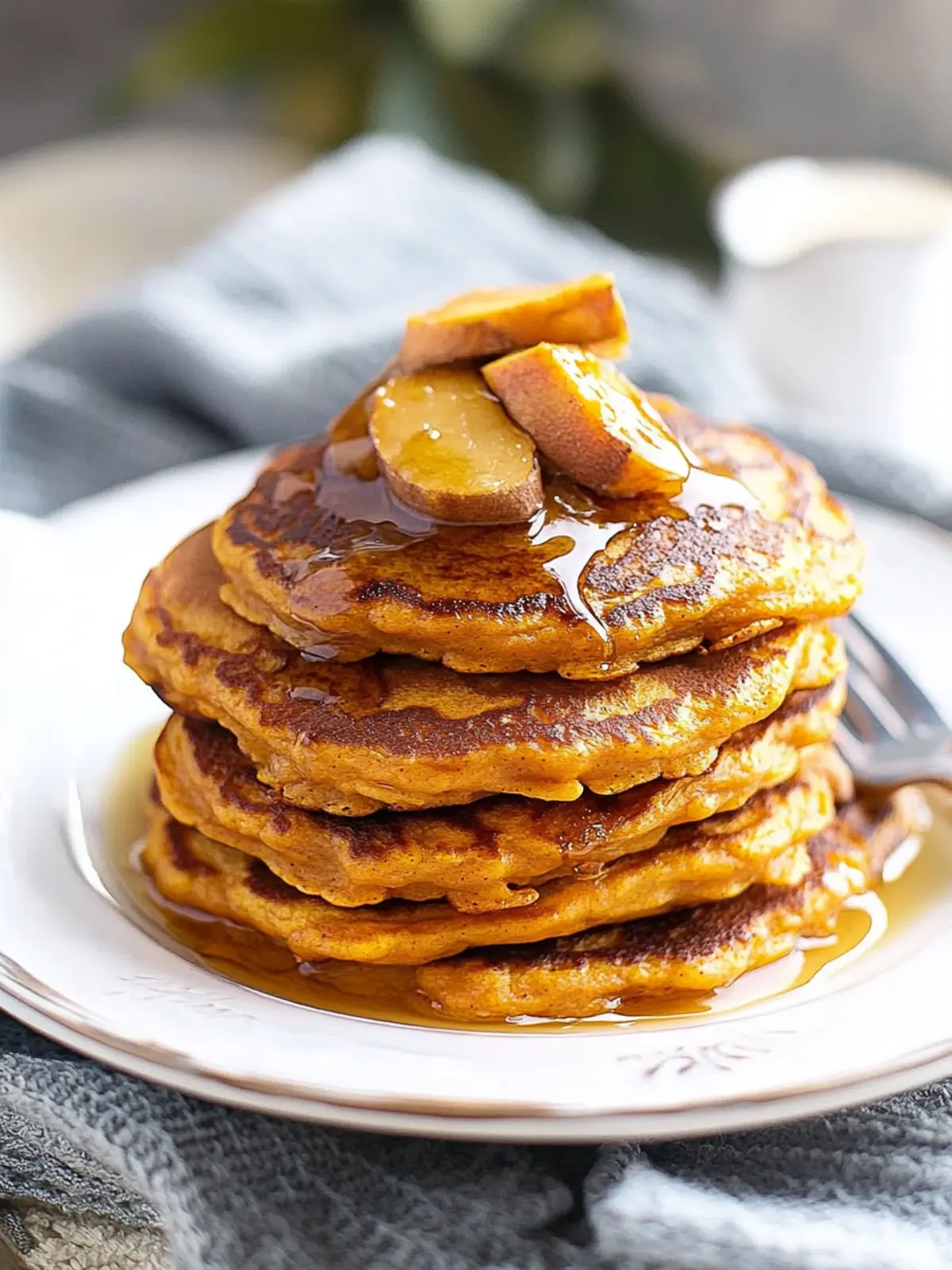 Irresistible Sweet Potato Buttermilk Pancakes with Pecan Syrup 4 Sweet Potato Buttermilk Pancakes