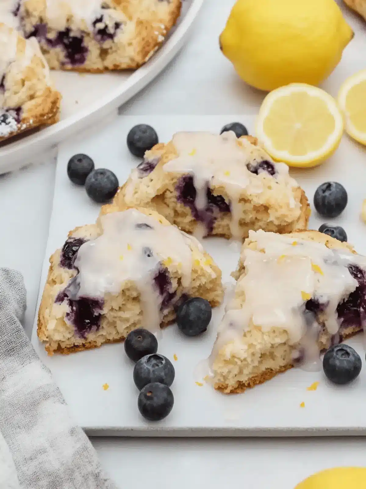 The Best Glazed Lemon Blueberry Scones Recipe You ll Adore 4 The Best Glazed Lemon Blueberry Scones Recipe