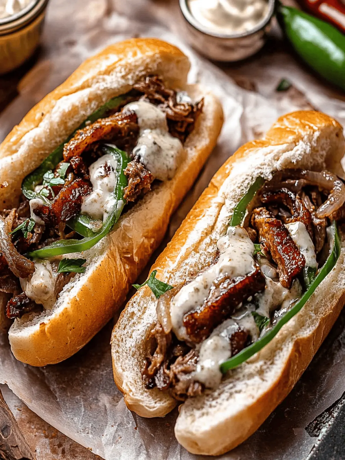 Savory Vegan Philly Cheesesteaks with Seitan in 25 Minutes 2 Vegan Philly Cheesesteaks with Seitan