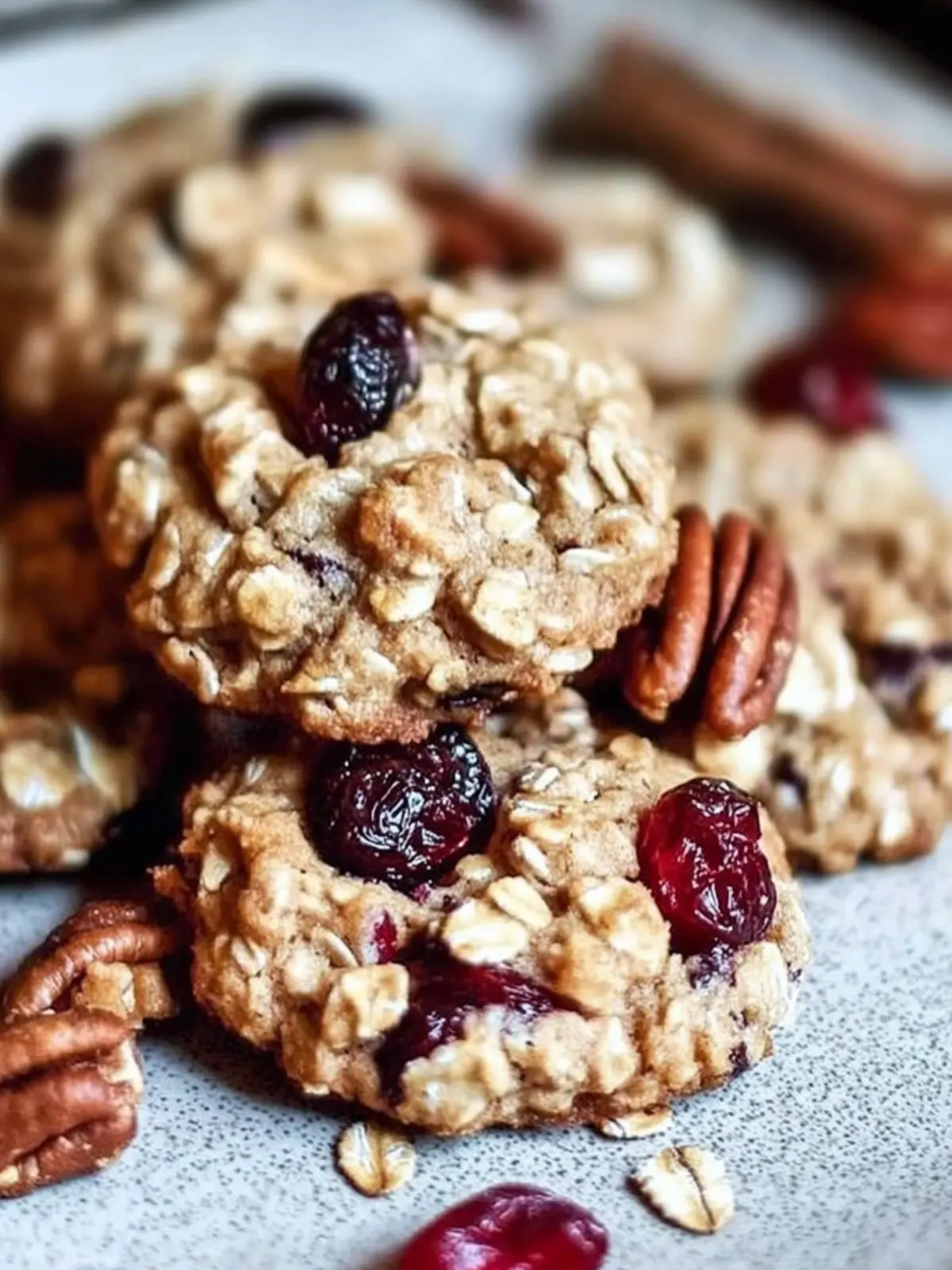 Chewy Oatmeal Cranberry Pecan Cookies for Cozy Moments 3 Oatmeal Cranberry Pecan Cookies