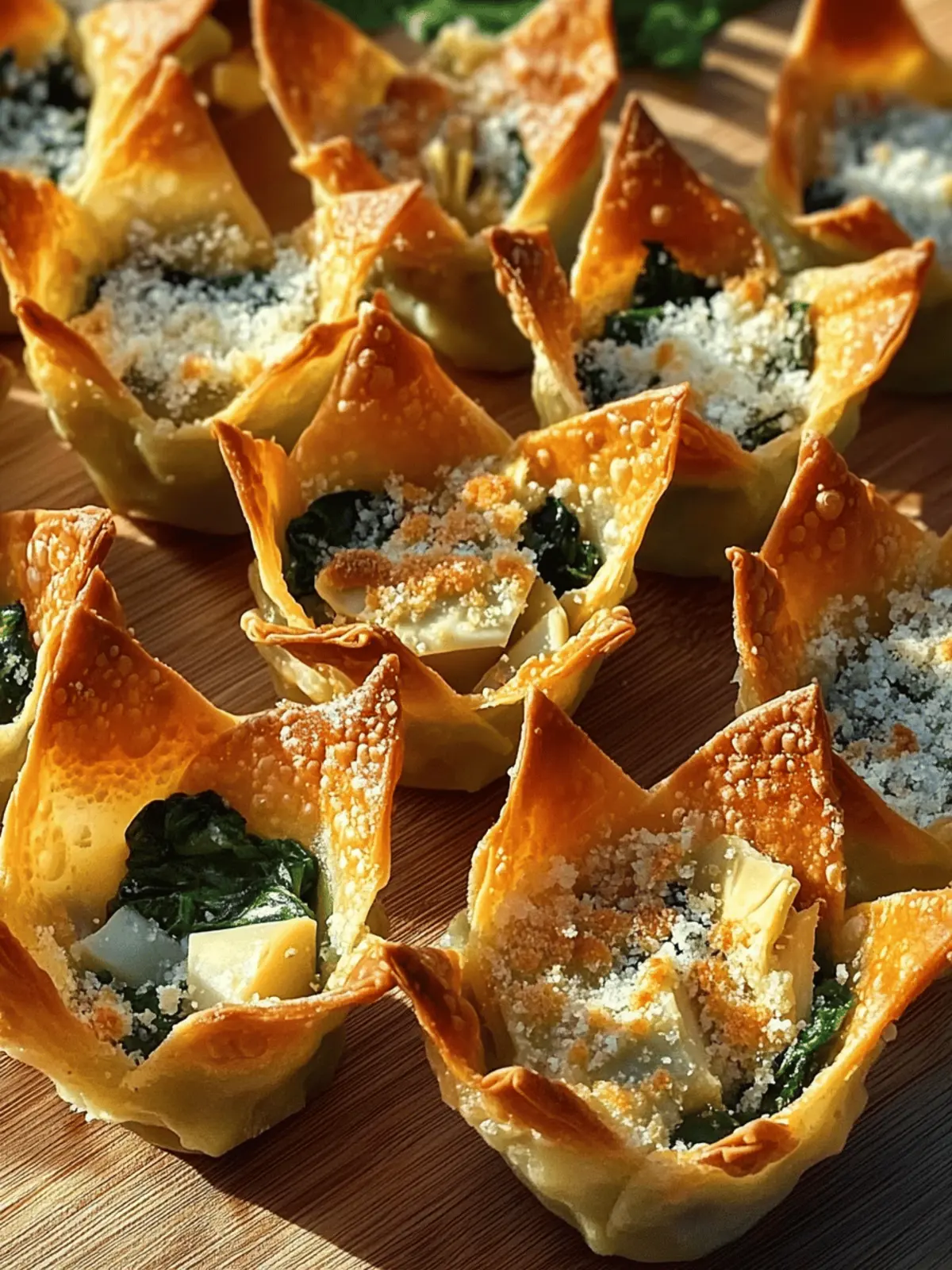 Amazing Spinach Artichoke Wonton Cups that Wow Your Guests 4 Amazing Spinach Artichoke Wonton Cups