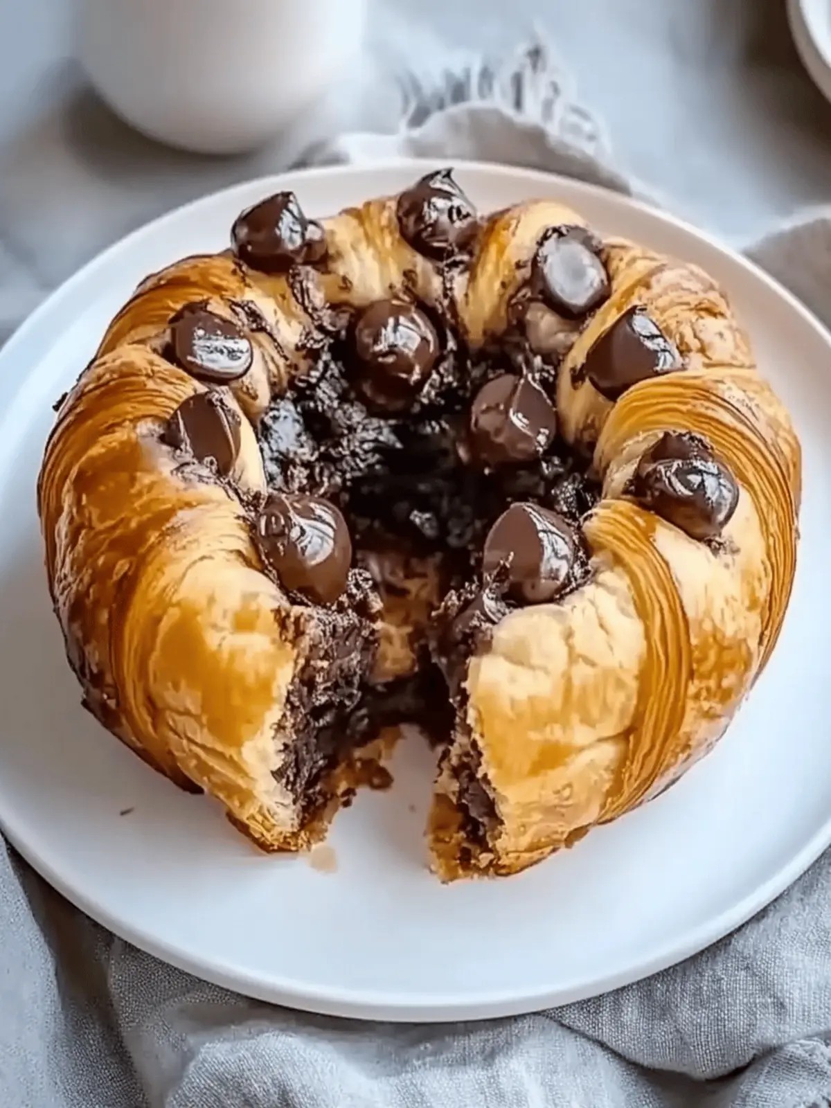 Chocolate Croissant Breakfast Bake: A Morning Indulgence 2 Chocolate Croissant Breakfast Bake