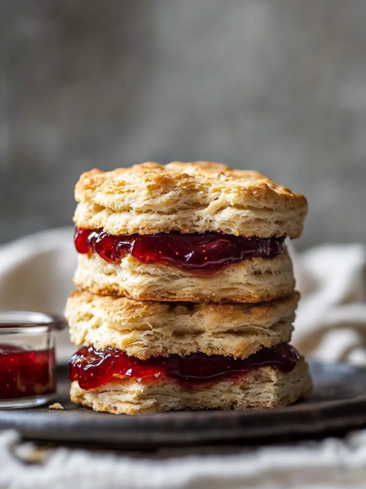 Peanut Butter and Jelly Biscuit Sandwiches Made Easy at Home 4 Peanut Butter and Jelly Biscuit Sandwiches