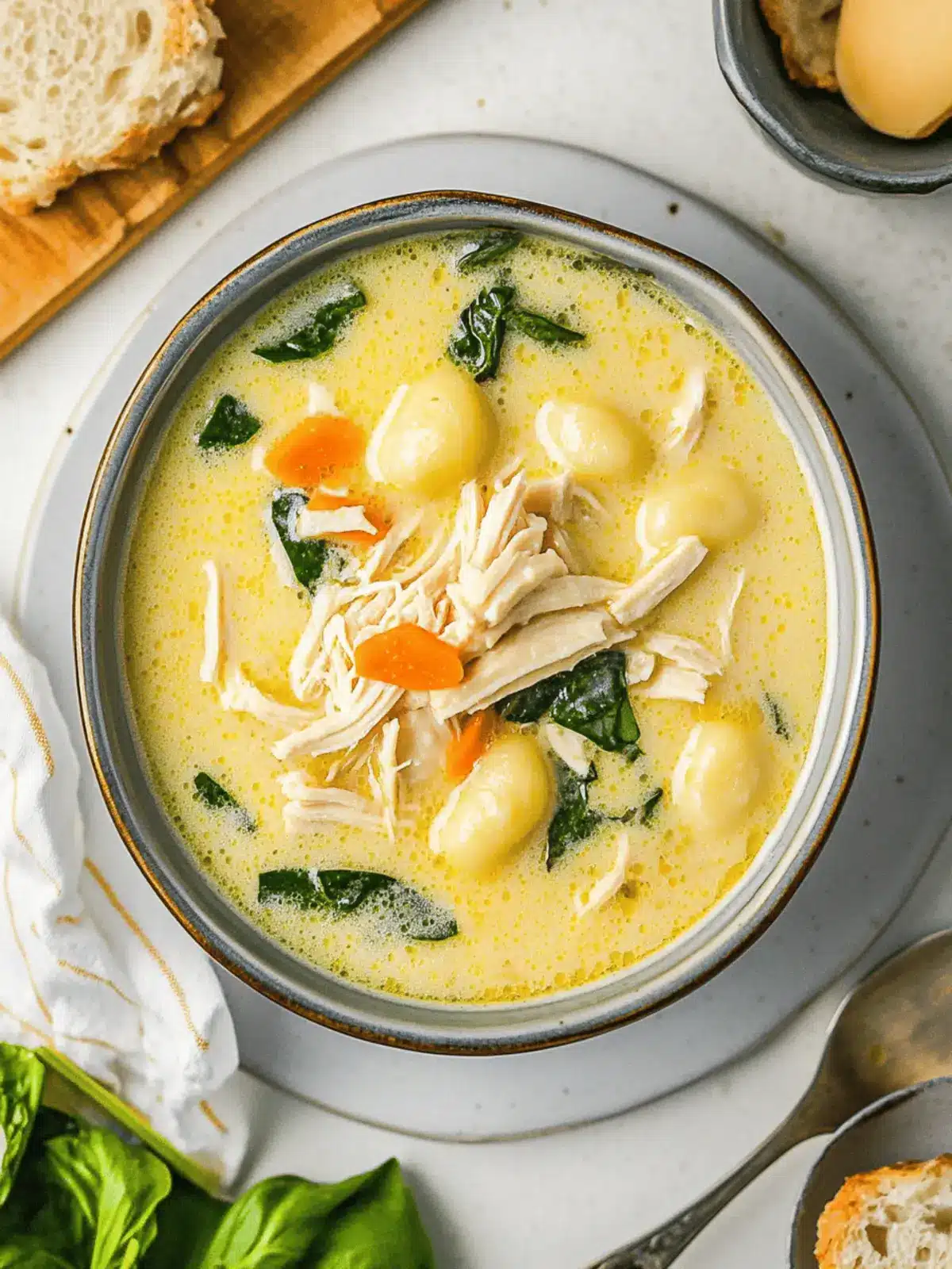 Creamy Olive Garden Chicken Gnocchi Soup Made Easy at Home 4 Olive Garden Chicken Gnocchi Soup