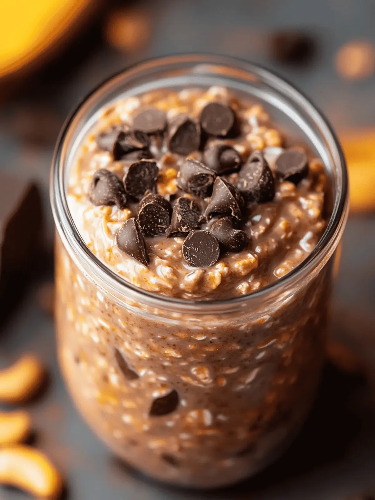 Indulge Guilt-Free with Chocolate Peanut Butter Overnight Oats Recipe 2 Chocolate Peanut Butter Overnight Oats Recipe