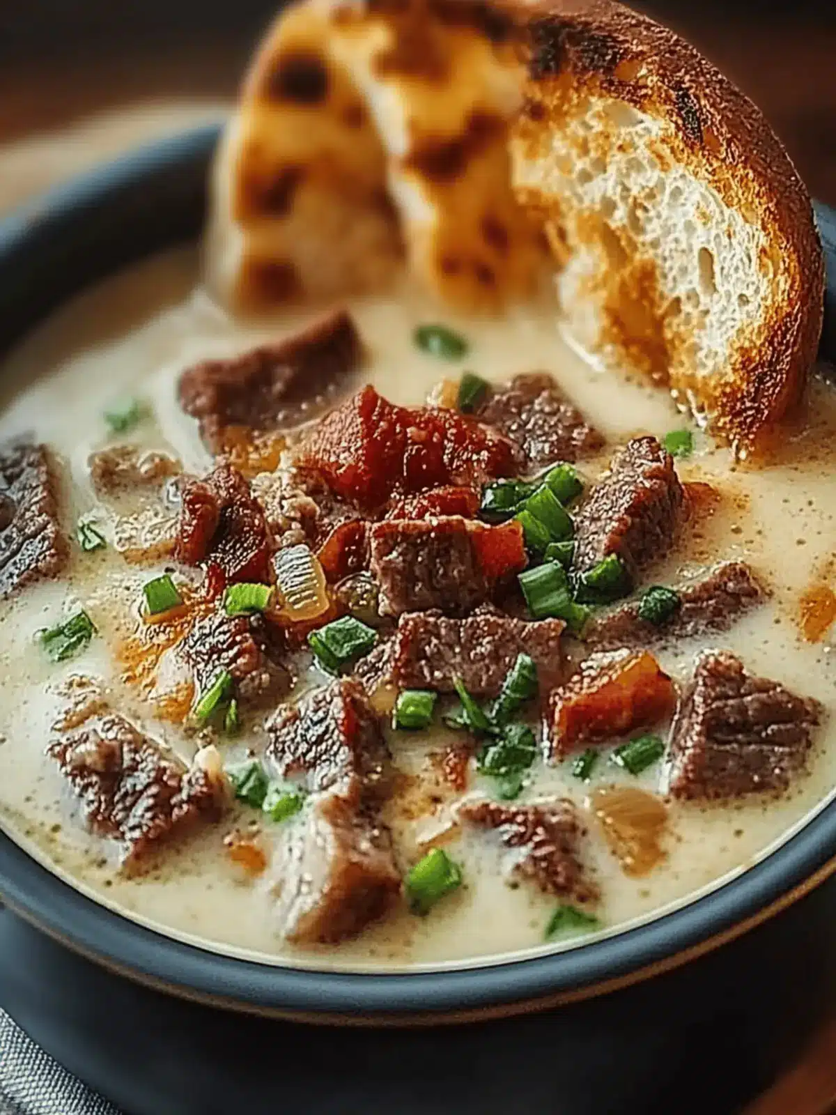 Ultimate Philly Cheesesteak Soup: Cozy Comfort in a Bowl 2 Philly Cheesesteak Soup