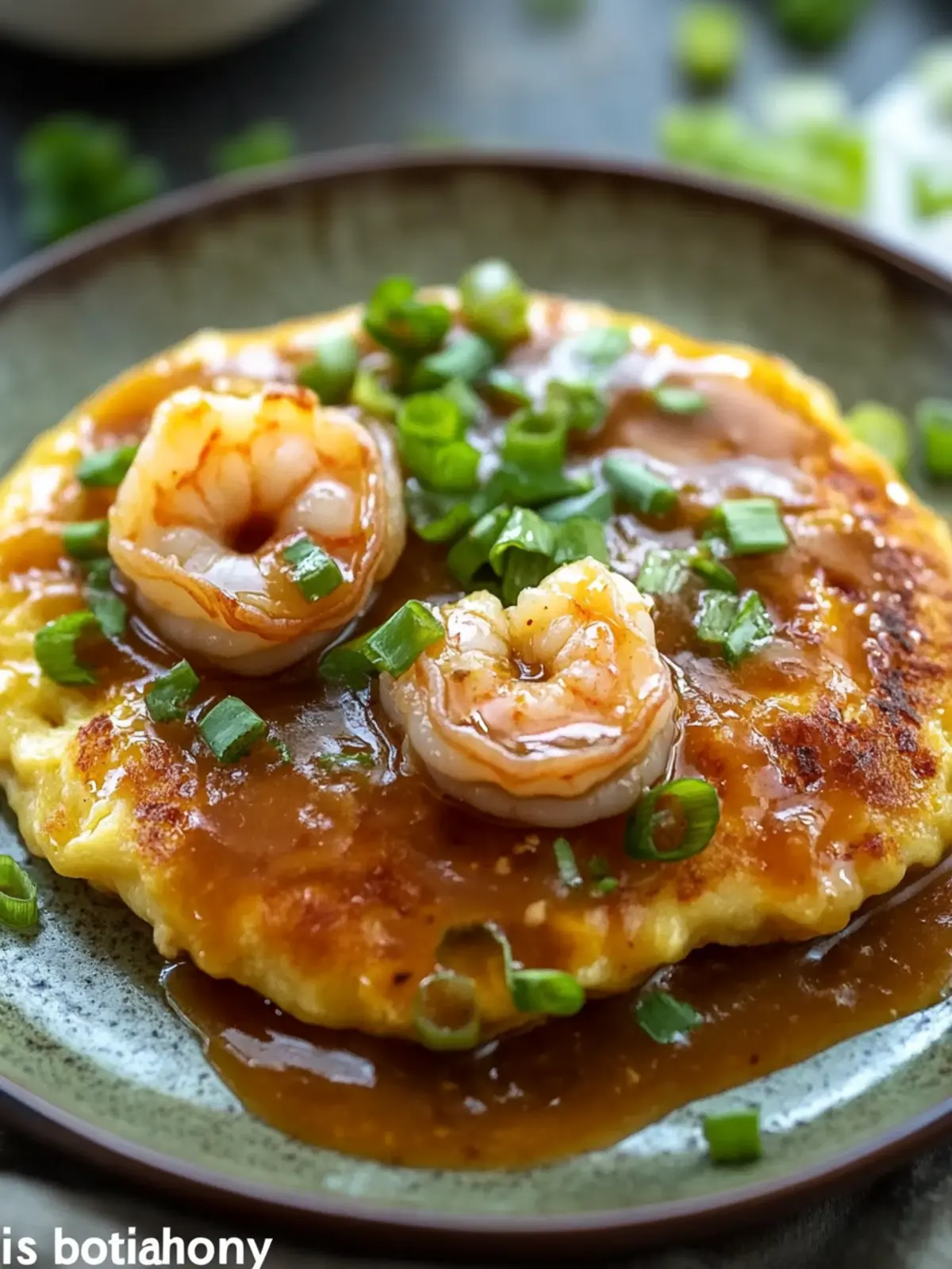 Savory Shrimp Egg Foo Young with Velvety Gravy Bliss 2 Shrimp Egg Foo Young with Velvety Gravy