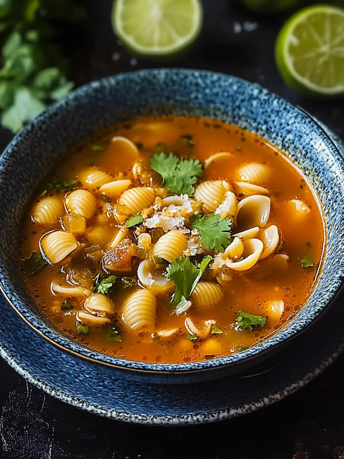 Hearty Mexican Shell Pasta Soup Sopa de Conchas Delight 3 Mexican Shell Pasta Soup Sopa de Conchas