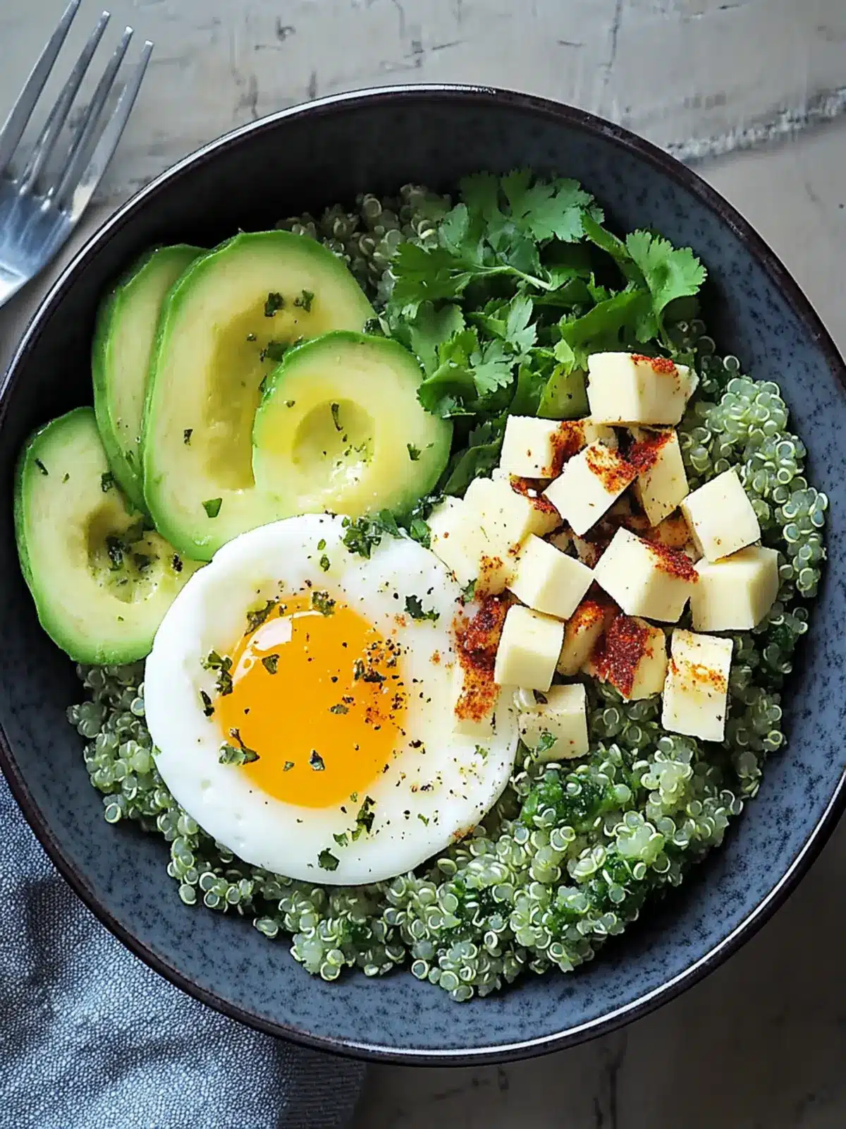 Vibrant Green Quinoa Breakfast Bowl for Energizing Mornings 3 Vibrant Green Quinoa Breakfast Bowl