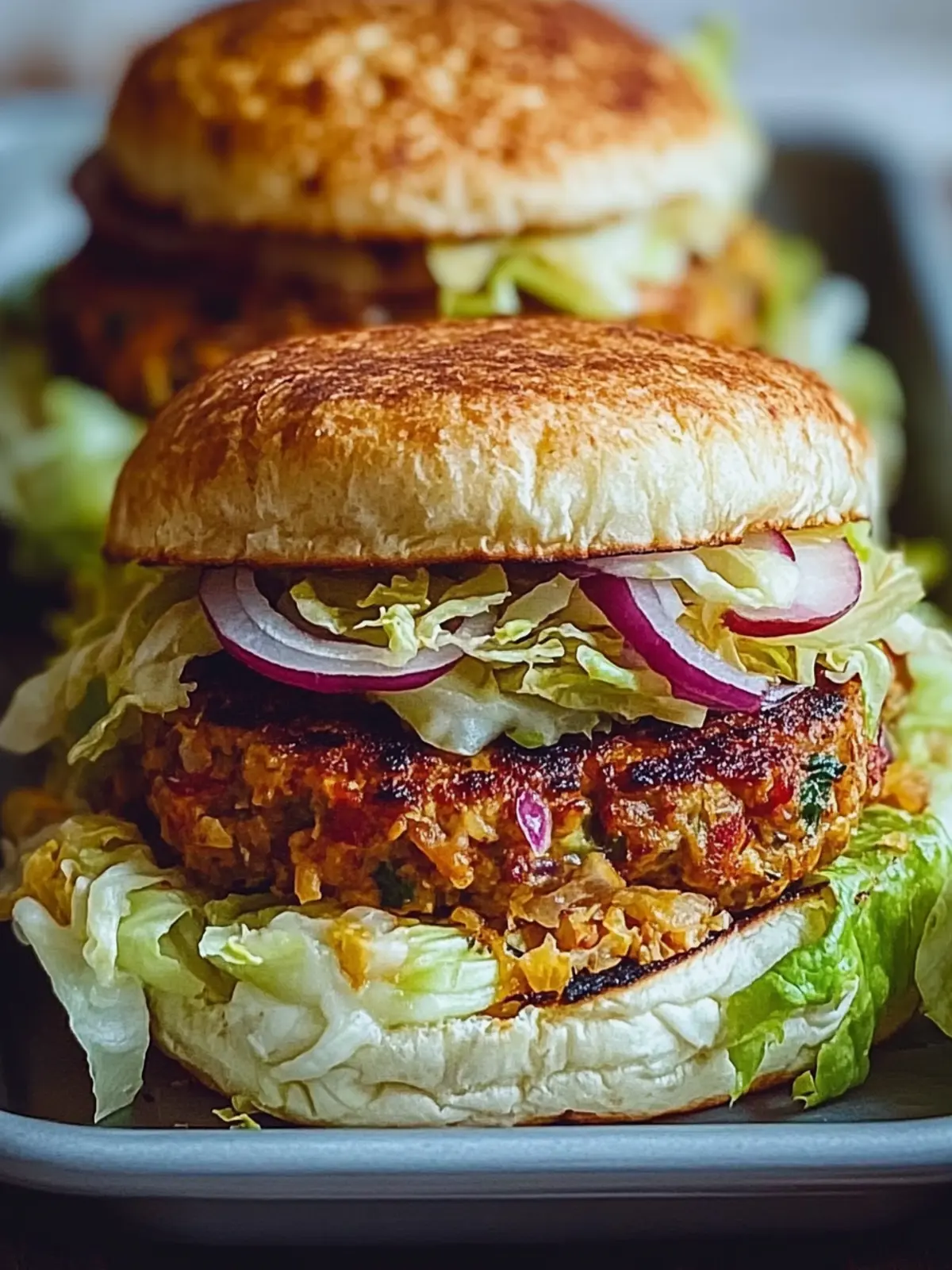 Oven-Baked Cabbage Burgers: A Healthy Twist on Comfort Food 4 Oven-Baked Cabbage Burgers