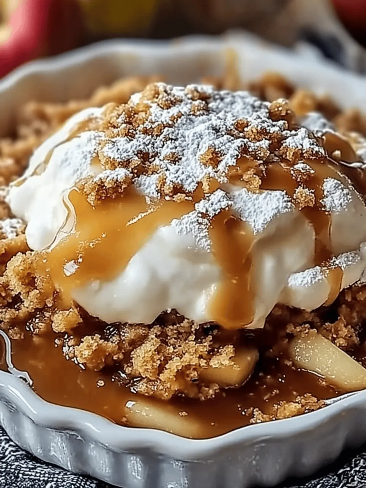 Warm Caramel Apple Dump Cake with Buttery Crust Bliss 2 Warm Caramel Apple Dump Cake with Buttery Crust