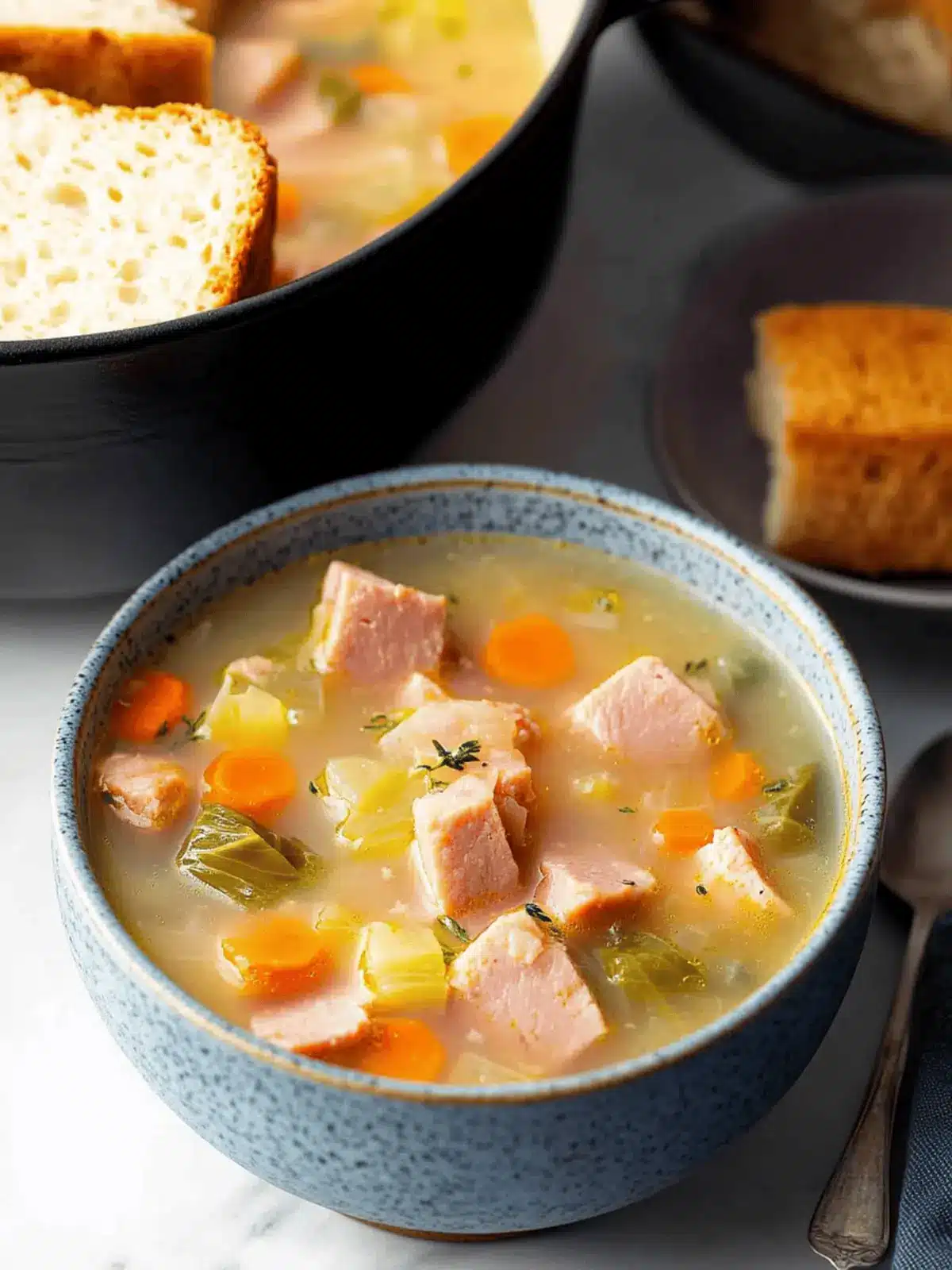 Warm Up with Hearty Ham and Cabbage Soup for Cozy Nights 3 Ham and Cabbage Soup