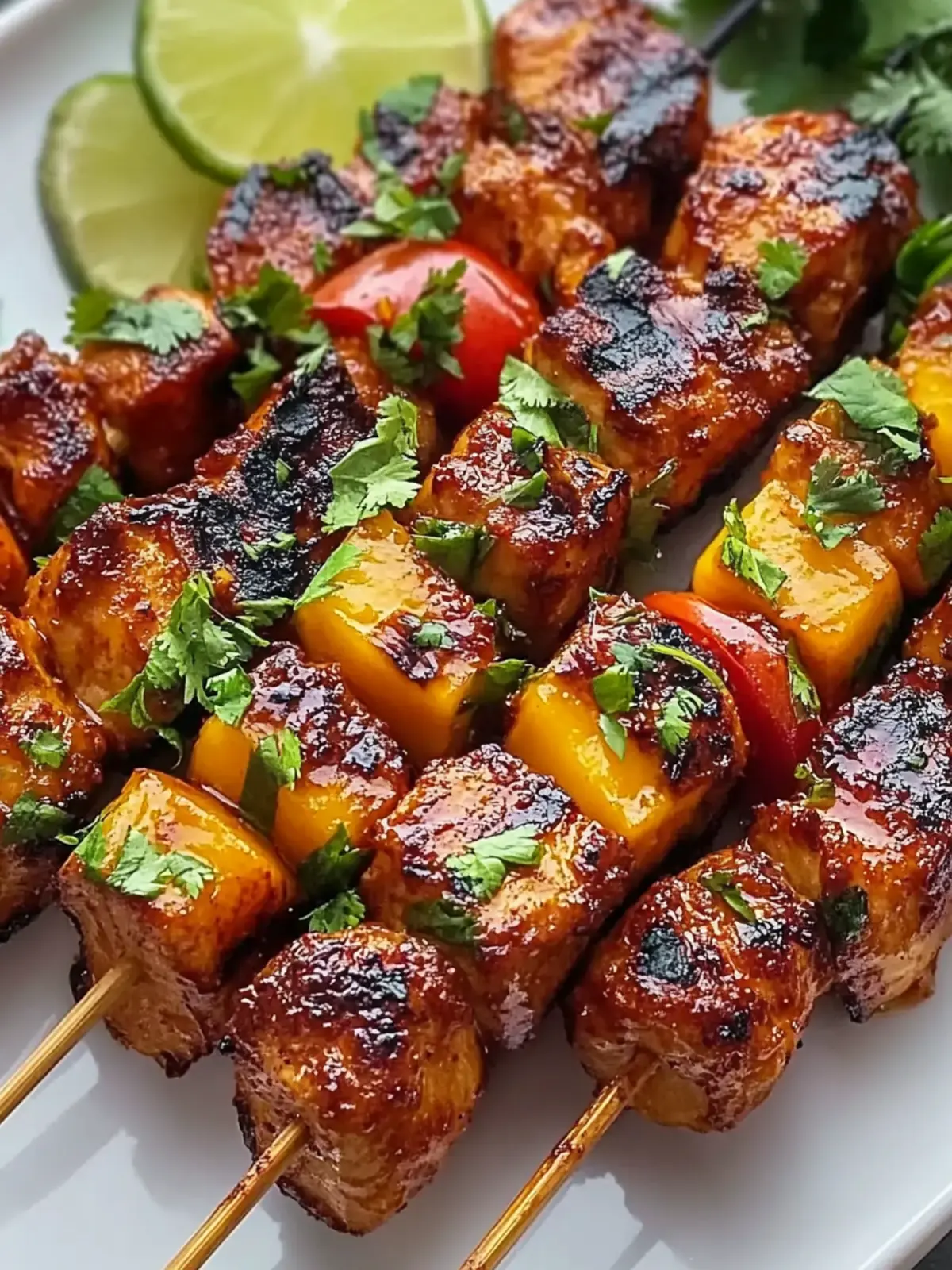 Spicy Mango Habanero Chicken Skewers for Summer Grilling Fun 4 Mango Habanero Chicken Skewers