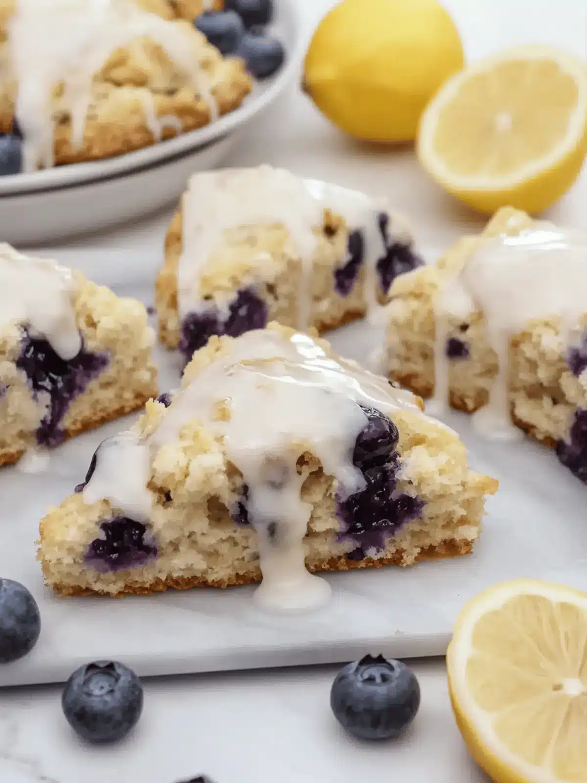 The Best Glazed Lemon Blueberry Scones Recipe You ll Adore 2 The Best Glazed Lemon Blueberry Scones Recipe