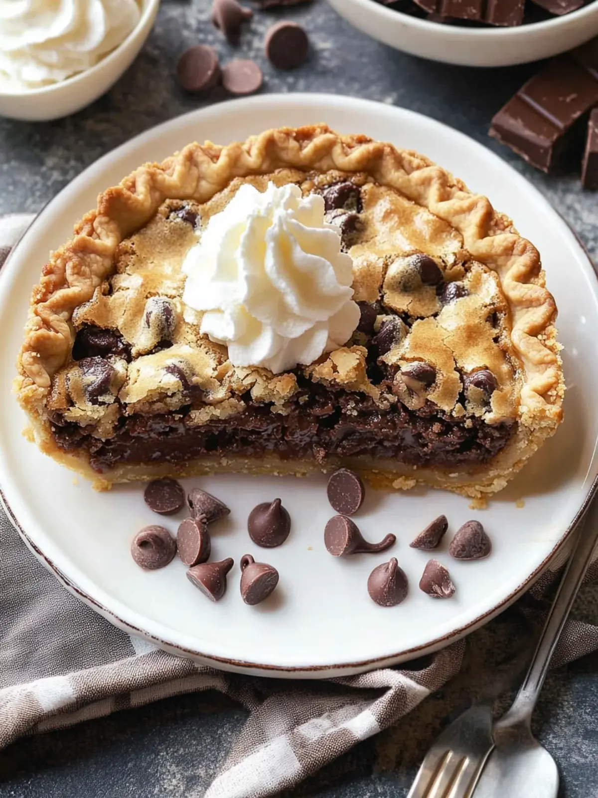 Toll House Chocolate Chip Pie: A Slice of Pure Bliss 2 Toll House Chocolate Chip Pie