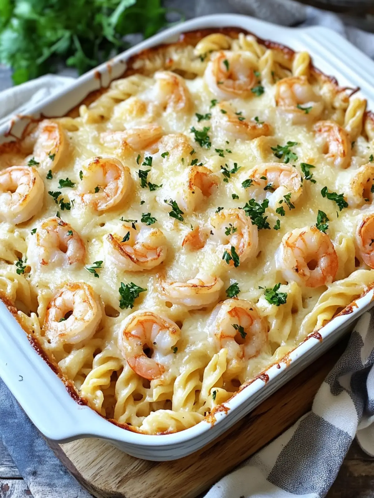 Creamy Shrimp Alfredo Pasta Bake for Cozy Dinner Nights 4 Shrimp Alfredo Pasta Bake