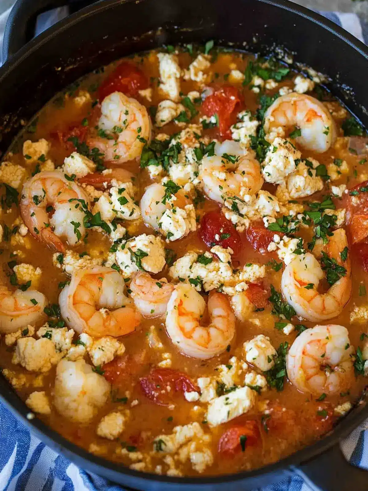 Savory Greek Shrimp Saganaki: Quick & Delicious Dinner! 4 Greek Shrimp Saganaki