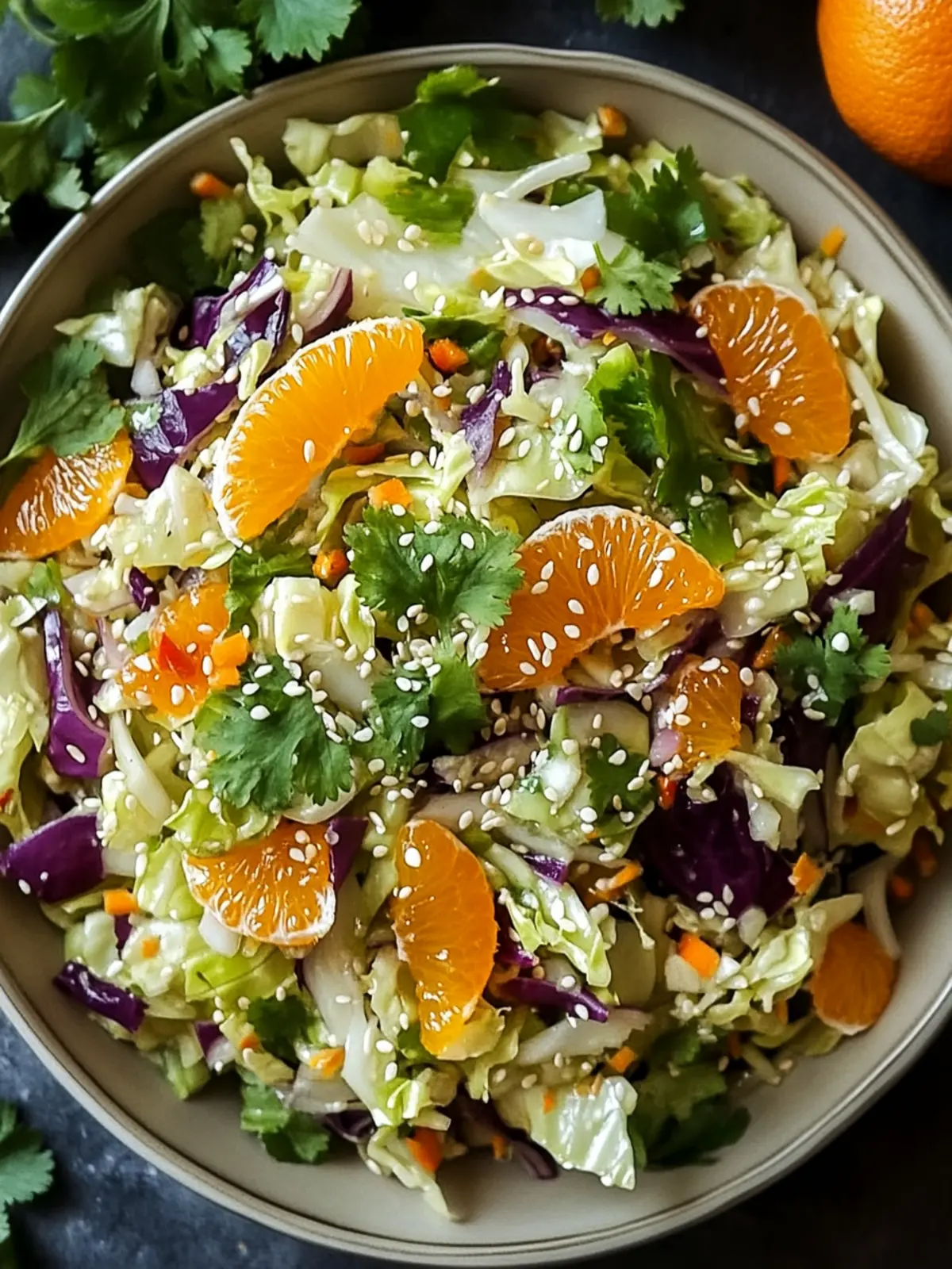 Sesame Orange Napa Cabbage Salad: Crunchy, Zesty Delight 3 Sesame Orange Napa Cabbage Salad