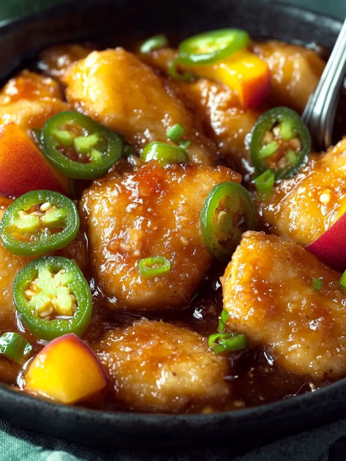 Zesty Jalape o Peach Chicken for a Flavor-Packed Dinner 4 Jalape o Peach Chicken