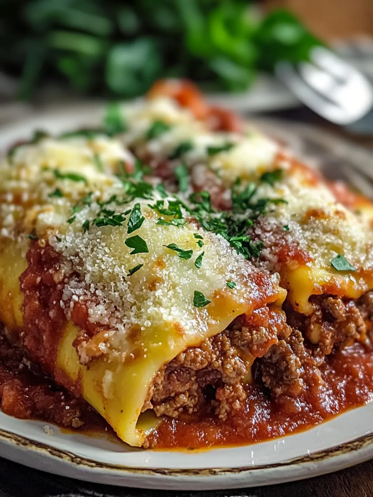Mouthwatering Stuffed Manicotti with Meat Sauce Recipe 4 Stuffed Manicotti with Meat Sauce