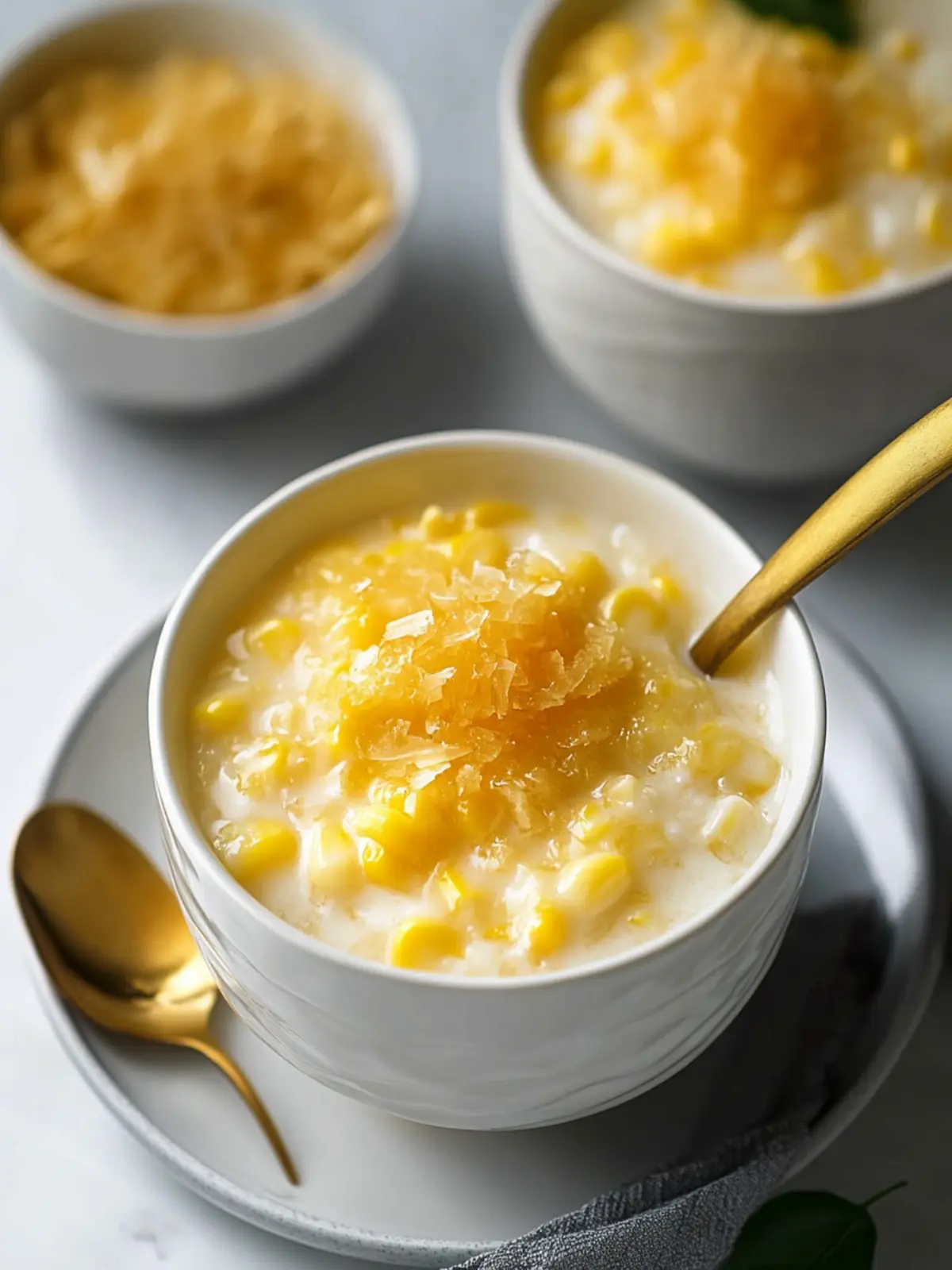 Delicious Vietnamese Sweet Corn Pudding: Two Amazing Styles 2 Vietnamese Sweet Corn Pudding