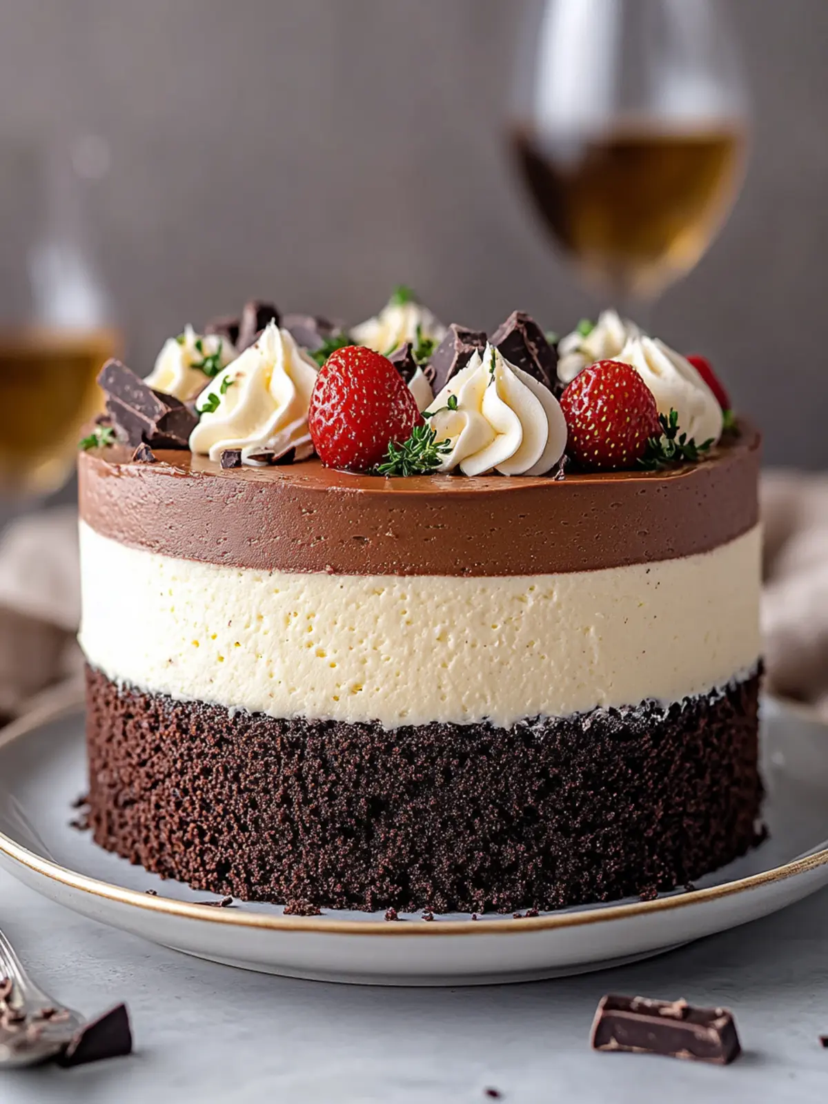 Delight in Tuxedo Cake Triple Chocolate Mousse Cake Bliss 2 Tuxedo Cake Triple Chocolate Mousse Cake