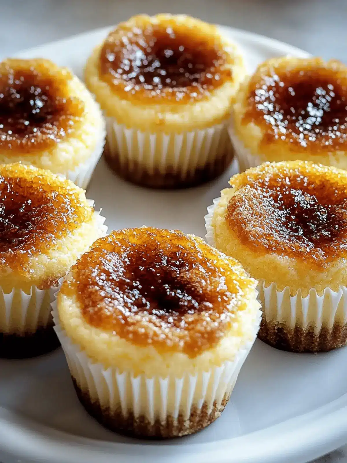 Decadent Vanilla Bean Cr me Br »l e Cheesecake Cupcakes Await 3 Vanilla Bean Cr me Br »l e Cheesecake Cupcakes