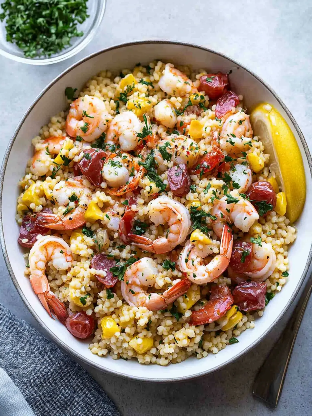 Delicious Couscous with Shrimp for a Quick Mediterranean Feast 3 Couscous with Shrimp