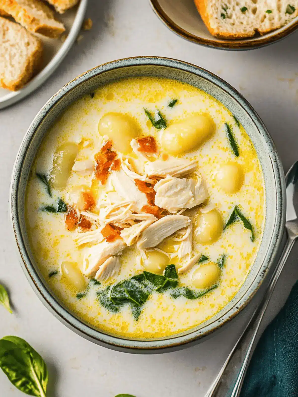 Creamy Olive Garden Chicken Gnocchi Soup Made Easy at Home 3 Olive Garden Chicken Gnocchi Soup