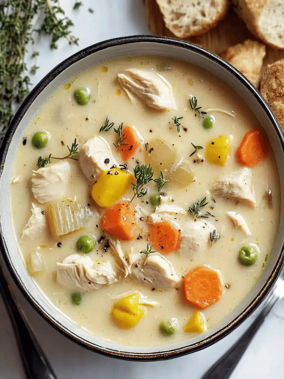 Creamy Chicken Maryland Soup: Your Cozy Dinner Solution 2 Creamy Chicken Maryland Soup