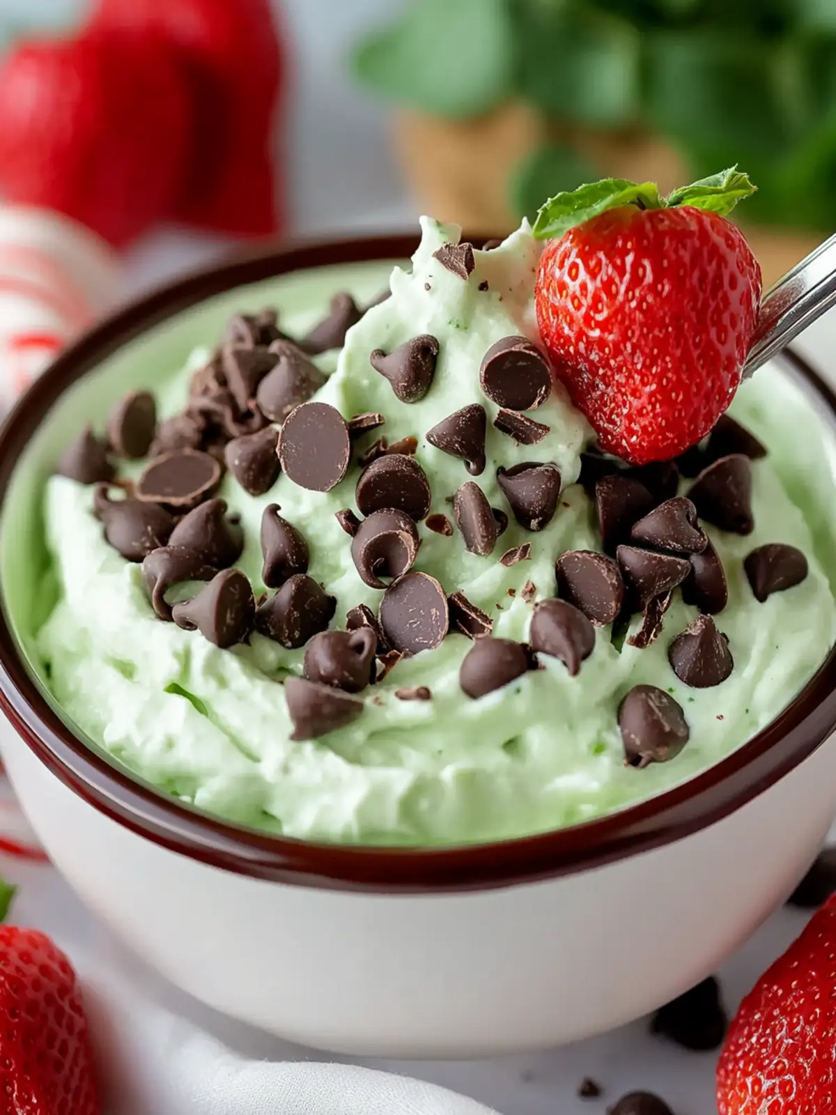 Creamy Peppermint Chocolate Chip Dessert Dip for Easy Holiday Joy 4 Peppermint Chocolate Chip Dessert Dip