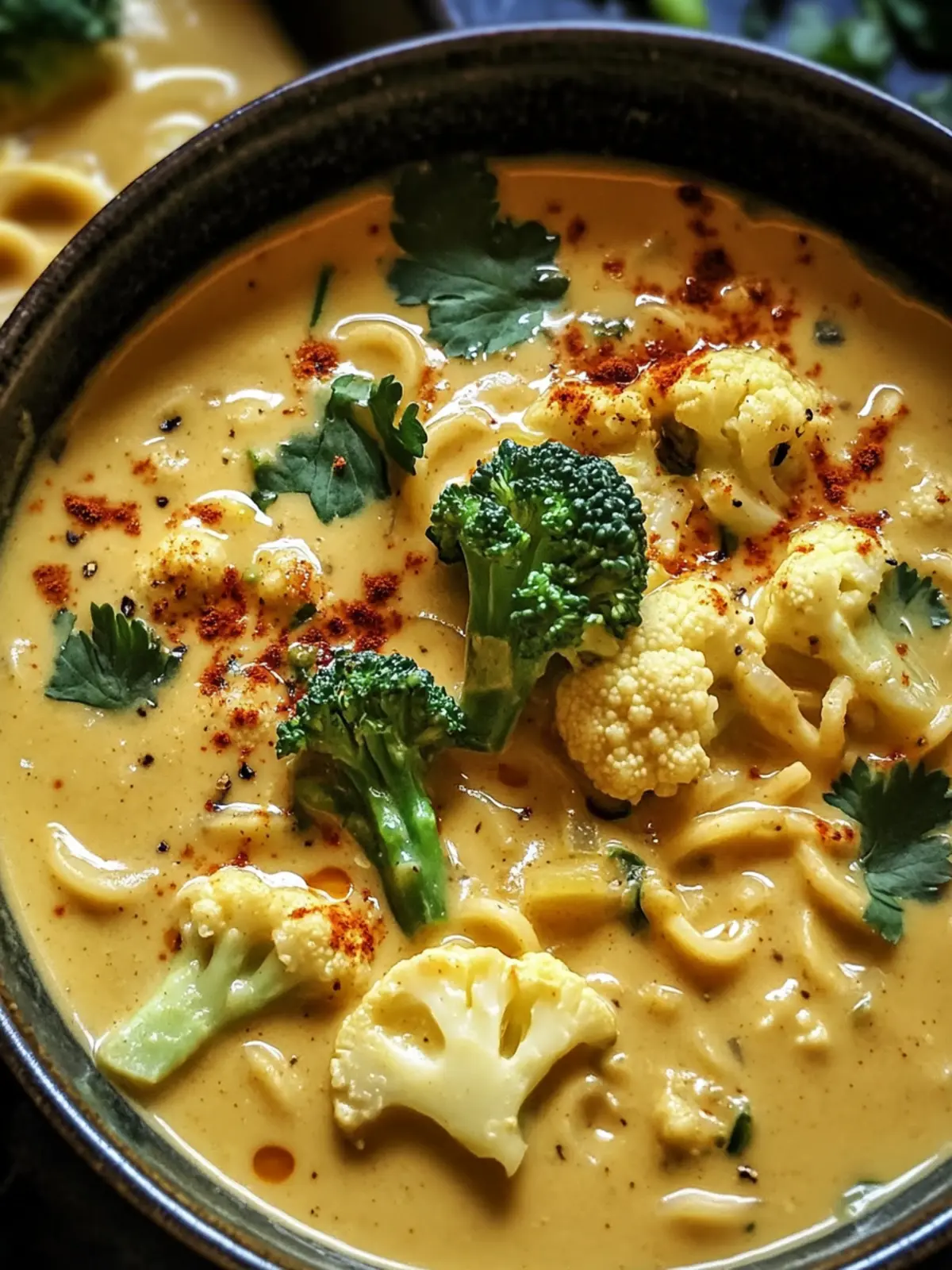 Creamy Curried Cauliflower Noodle Soup That's Ready in 30 Minutes 4 Creamy Curried Cauliflower Noodle Soup