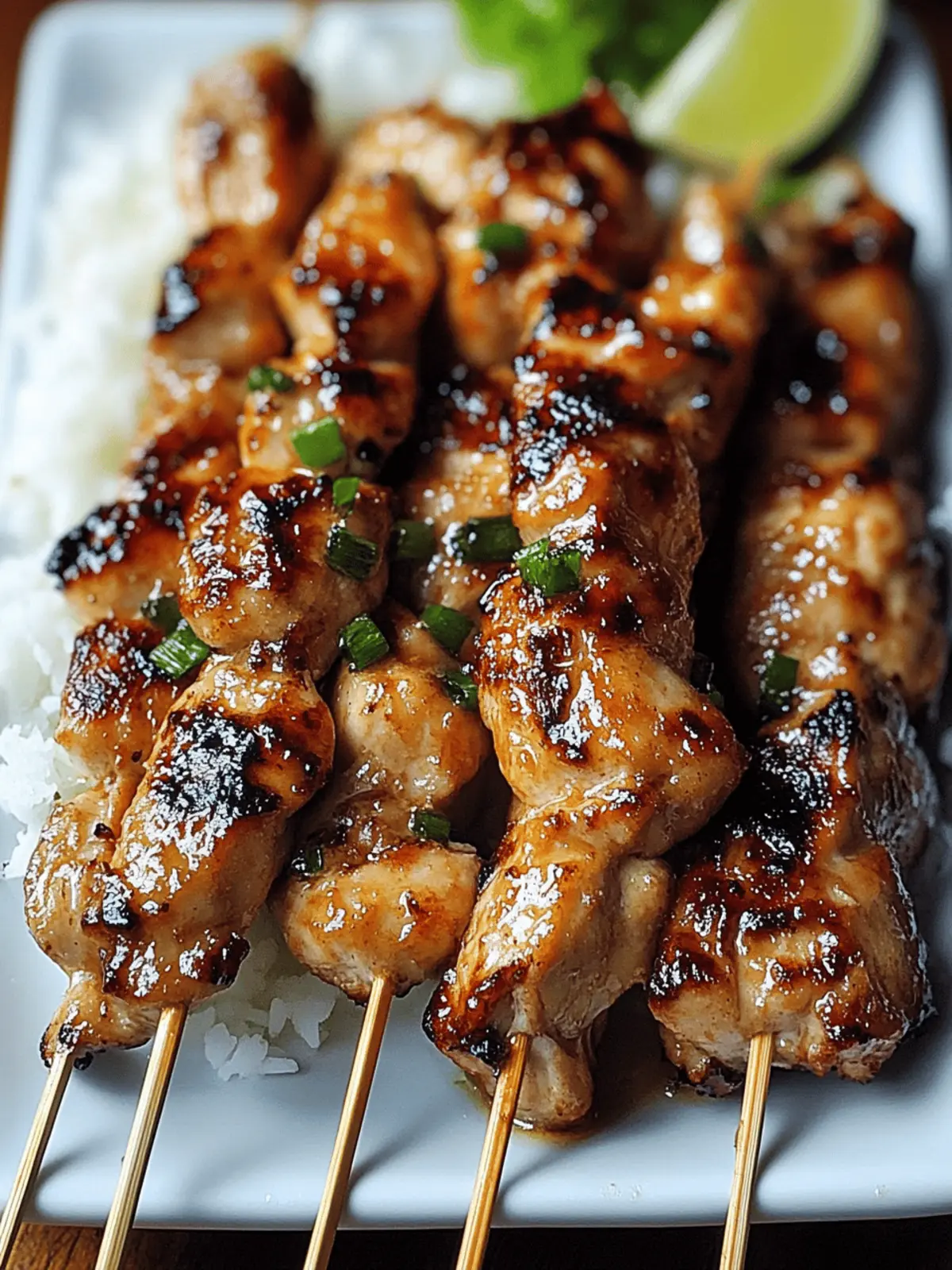 Juicy Coconut-Lime Chicken Skewers for Perfect Summer Grilling 3 Juicy Coconut-Lime Chicken Skewers