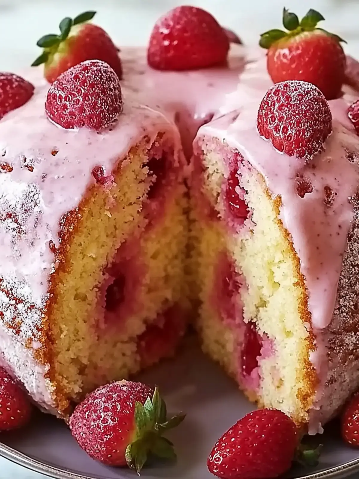 Irresistible Strawberry Milkshake Pound Cake for Sweet Nostalgia 4 Strawberry Milkshake Pound Cake
