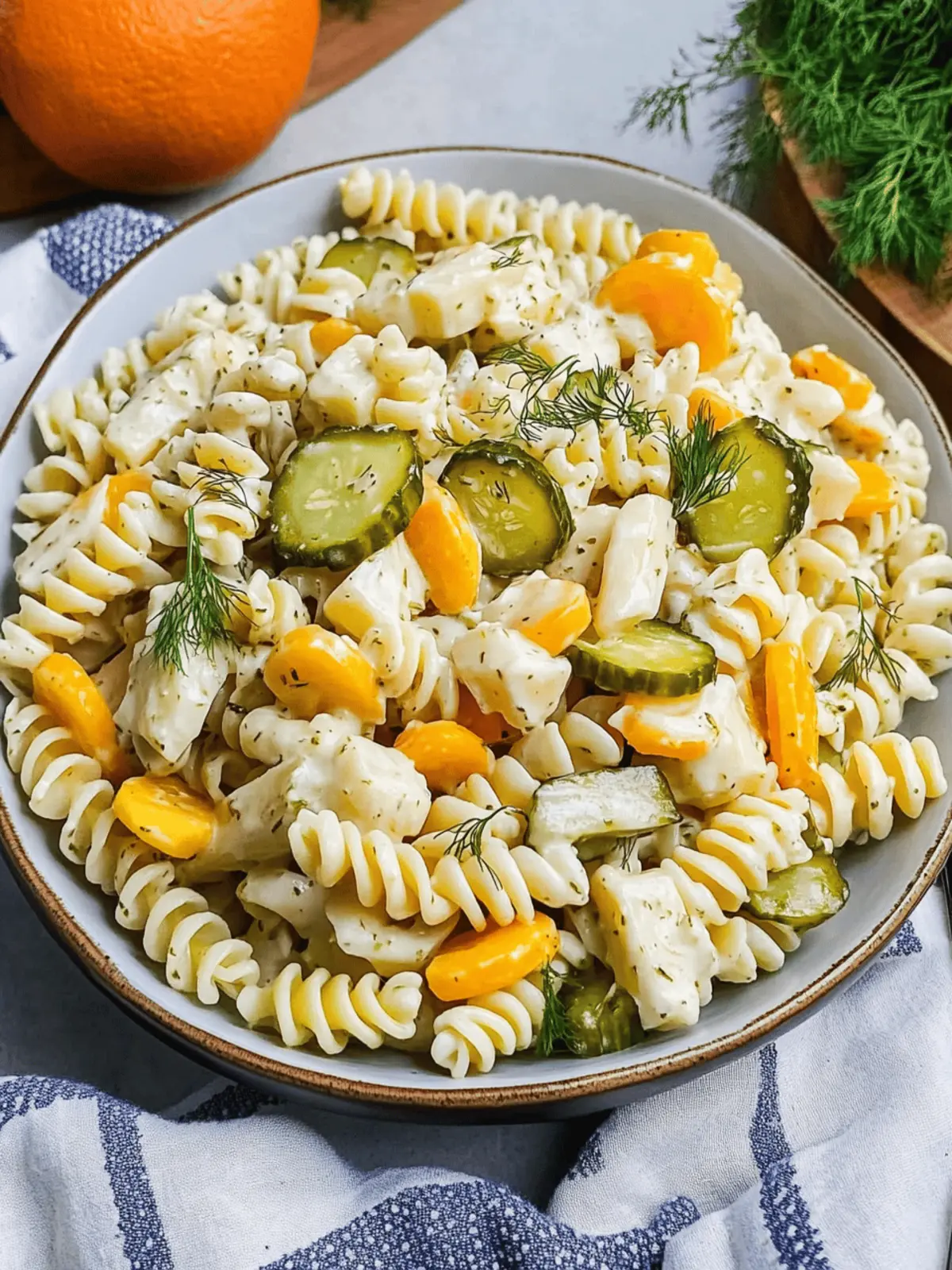 Dill Pickle Pasta Salad: A Creamy Twist on a Classic Favorite 4 Dill Pickle Pasta Salad