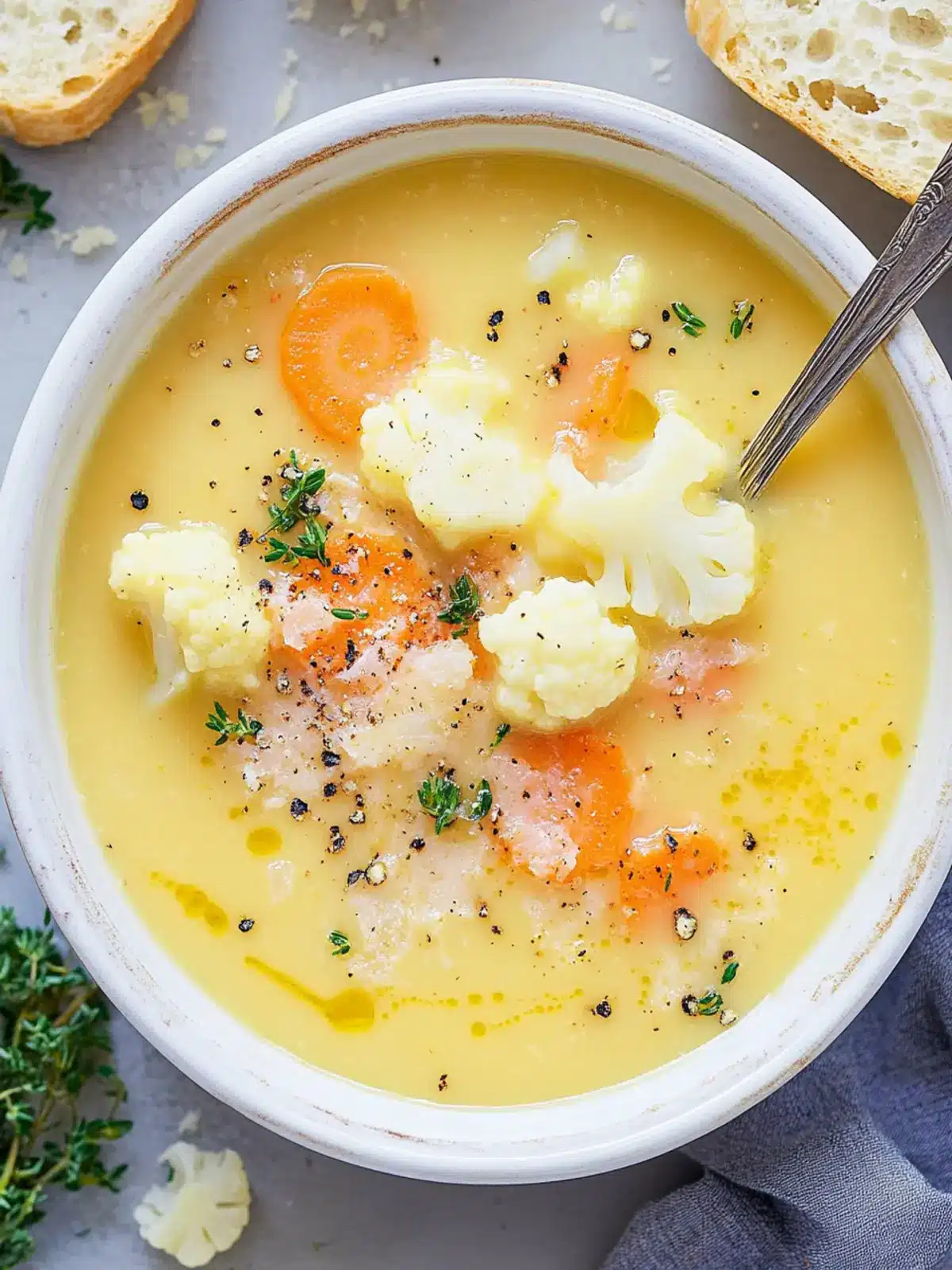 Creamy Cauliflower Carrot Soup for Cozy Comfort Nights 3 Cauliflower Carrot Soup