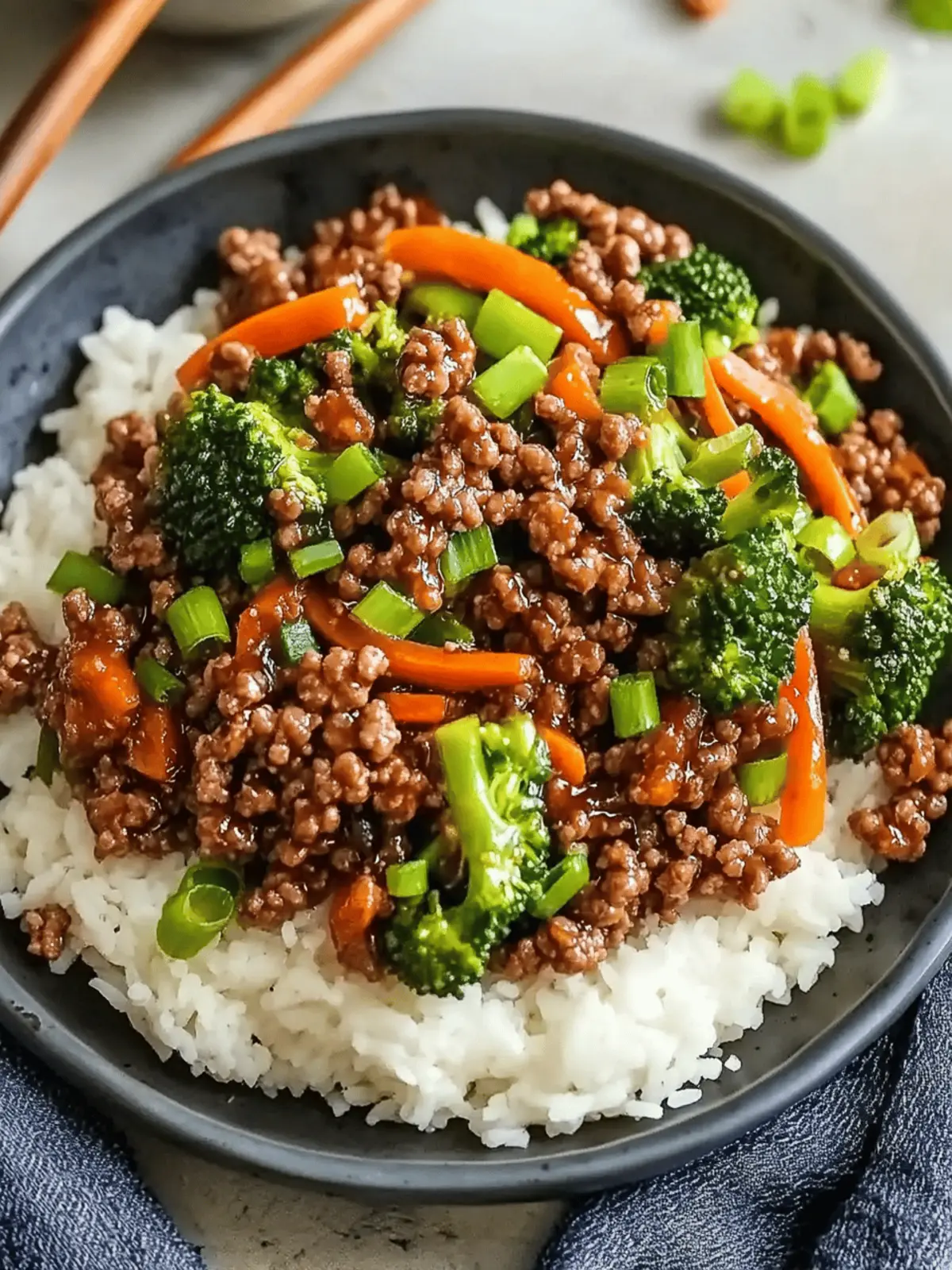 Savory Teriyaki Ground Beef Stir-Fry in 30 Minutes or Less 2 Teriyaki Ground Beef Stir-Fry