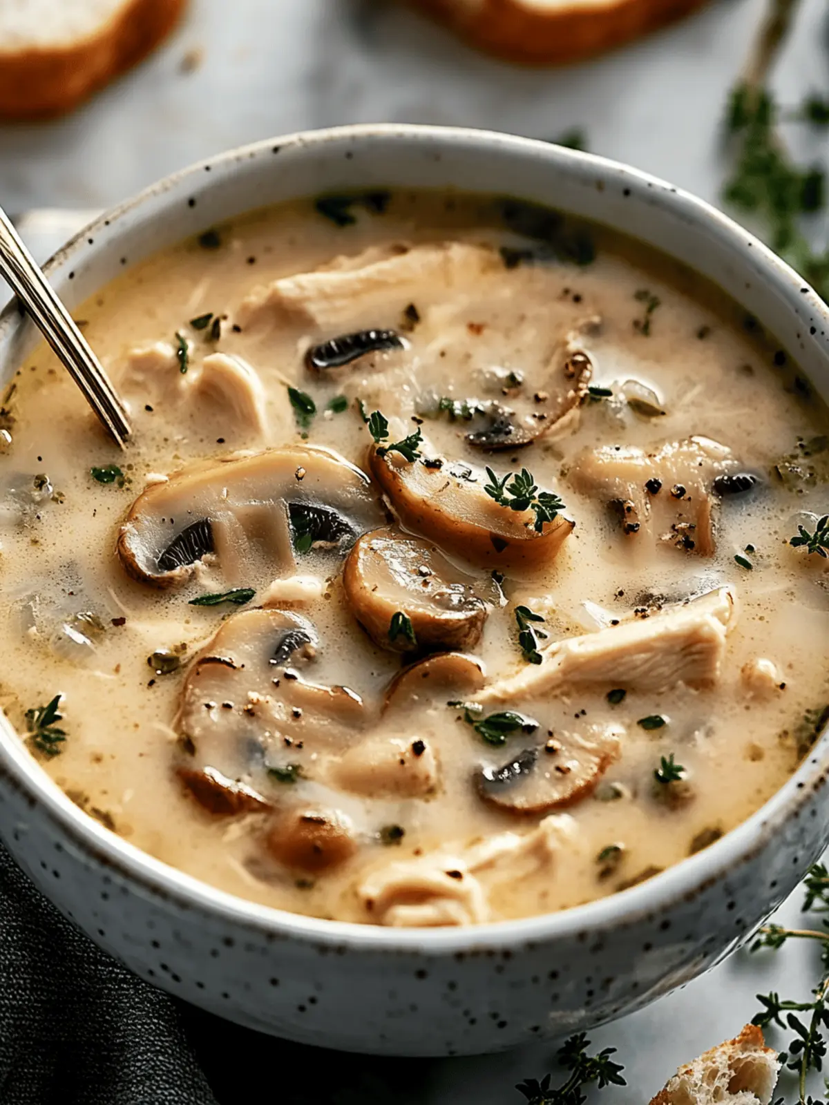 Creamy Rotisserie Chicken Mushroom Soup Recipe for Cozy Nights 2 Rotisserie Chicken Mushroom Soup Recipe
