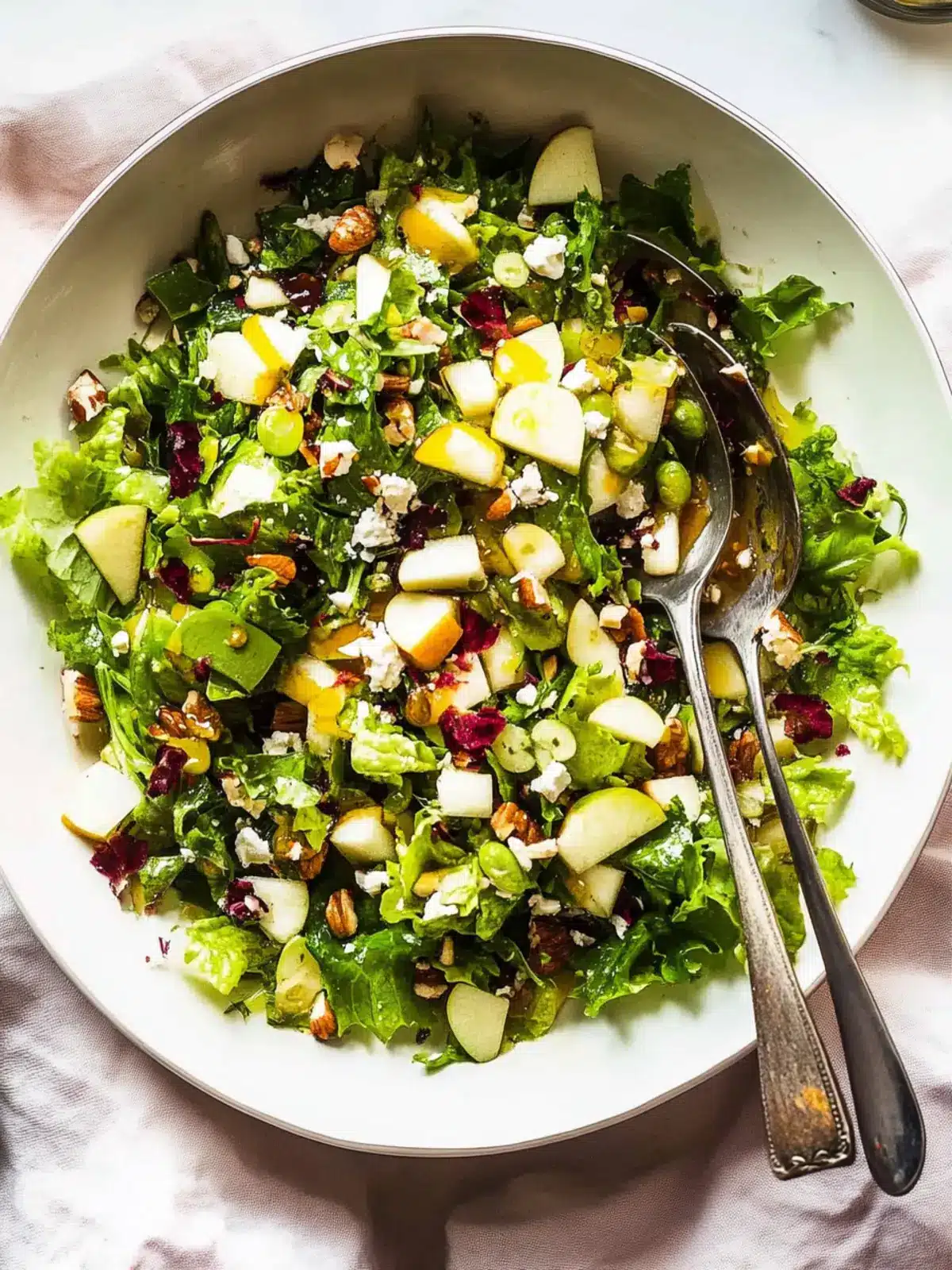 Fall Green Salad with Honey Apple Cider Dressing Delight 2 Fall Green Salad with Honey Apple Cider Dressing