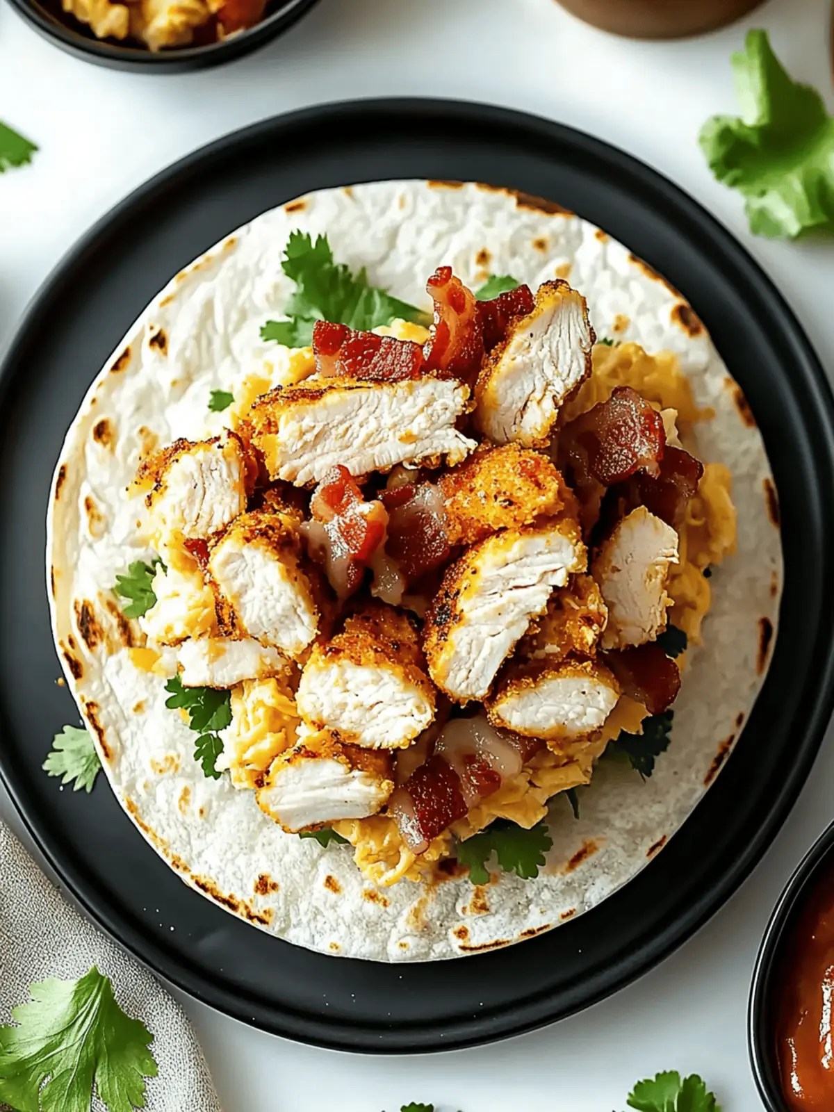 Crispy Chicken Bacon Ranch Wrap: Your Ultimate Comfort Meal 3 Crispy Chicken Bacon Ranch Wrap