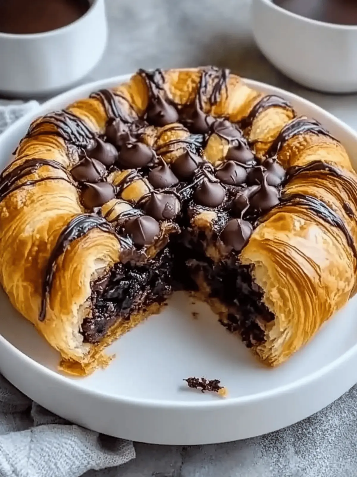 Chocolate Croissant Breakfast Bake: A Morning Indulgence 4 Chocolate Croissant Breakfast Bake