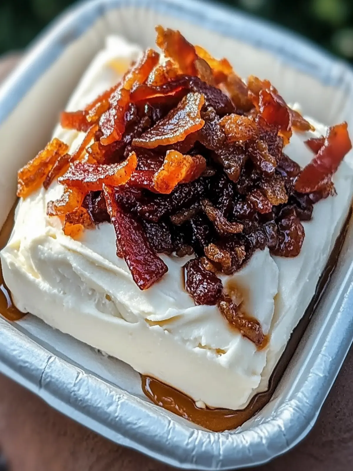 Chili Bacon Crunch Cream Cheese Spread Perfect for Game Day! 3 Chili Bacon Crunch Cream Cheese Spread