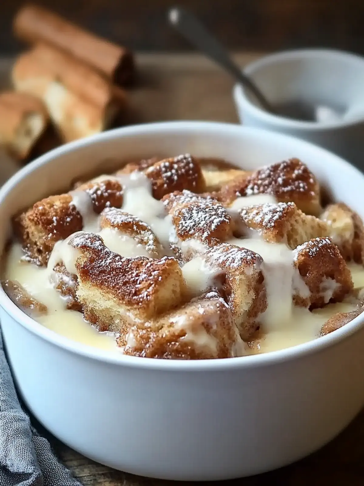 Cinnamon Roll Bread Pudding That Will Warm Your Heart 3 Cinnamon Roll Bread Pudding