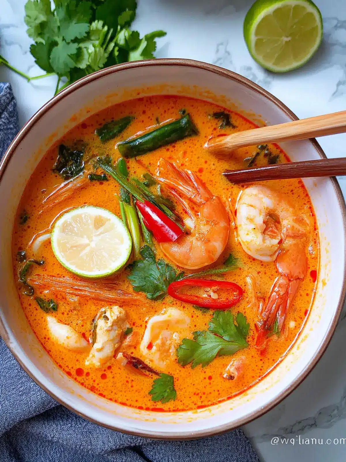Creamy Tom Yum Bliss Your Quick Thai Comfort Fix 2 Creamy Tom Yum