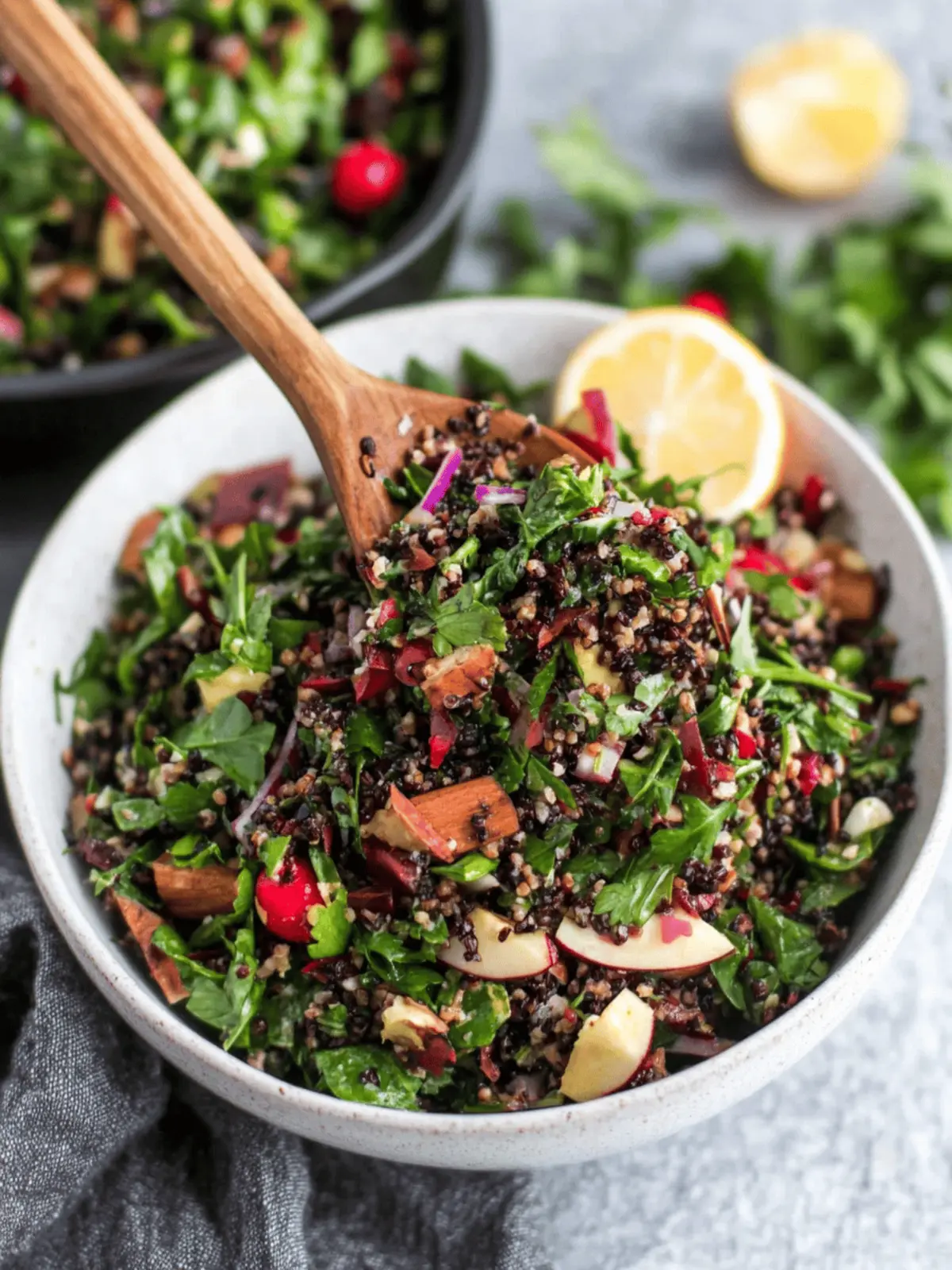 Festive Vegan Christmas Salad with Pomegranate Delight 3 Vegan Christmas Salad