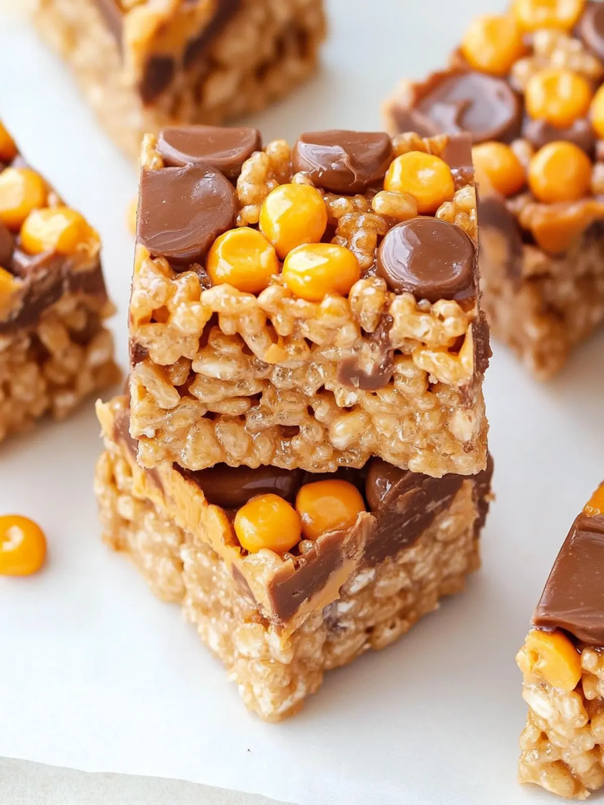 Loaded Peanut Butter Rice Krispies Squares for Family Fun 2 Loaded Peanut Butter Rice Krispies Squares