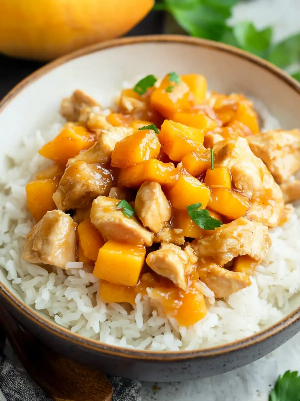 Mango Chicken and Rice: A Sweet Twist on Dinner Night 2 Mango Chicken and Rice