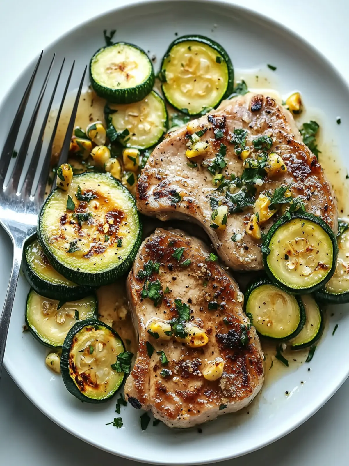 Quick Pork Chops with Zucchini for Your 30-Minute Dinner Bliss 4 Quick Pork Chops with Zucchini