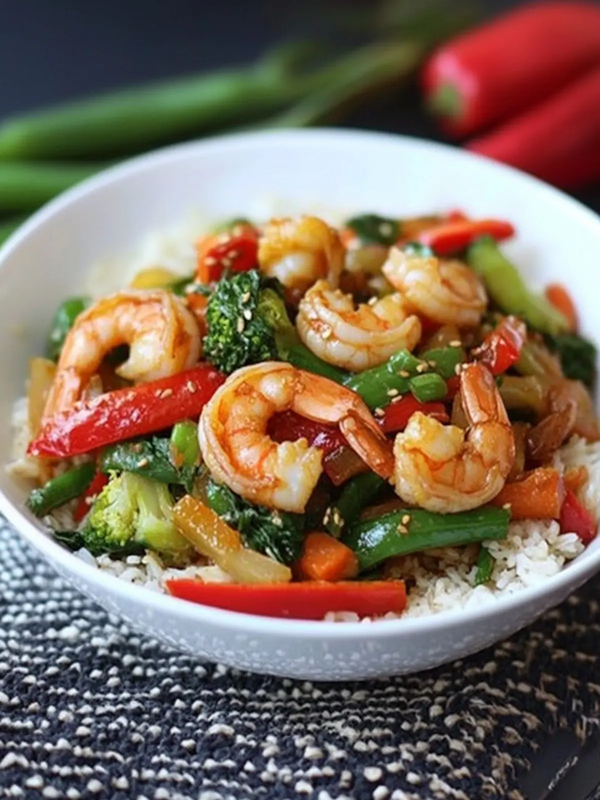 Tantalizing Spicy Shrimp & Vegetable Stir-Fry in 37 Minutes 4 Spicy Shrimp & Vegetable Stir Fry